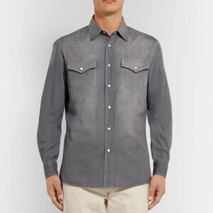 Brunello Cucinelli denim shirt size L